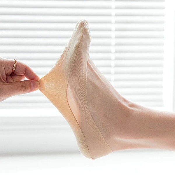 Medias de seda antideslizantes x3